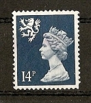 Stamps United Kingdom -  Serie Basica Elizabeth II - Escocia.