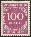 Stamps : Europe : Germany :  DEUTSCHES REICH - EIN HUNDERT