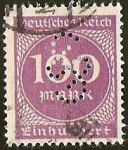 Stamps Germany -  DEUTSCHES REICH - EIN BUNDERT
