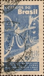 Stamps : America : Brazil :  X Congreso Panamericano de Ferrocarriles.