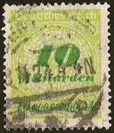 Stamps Germany -  DEUTSCHES REICH - INFLACION