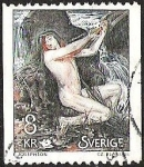 Stamps : Europe : Sweden :  FIGURA MITOLOGICA