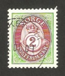 Stamps Norway -  corneta postal