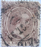 Stamps Spain -  alfonso XIII.tipo pelon