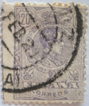 Stamps Spain -  alfonso XIII.tipo medallon