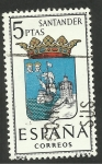 Stamps Spain -  Escudo Santander