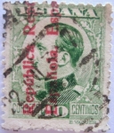 Stamps Spain -  sobrecargados.alfonso XIII