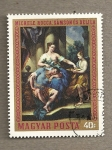Stamps Hungary -  Sansón y Dalila por Michele rocca