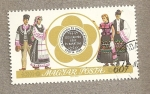 Stamps Hungary -  Trajes regionales