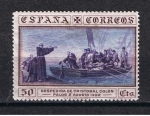 Stamps Spain -  Edifil  542  Descubrimiento de América.  