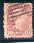 Stamps : America : Canada :  Reina Victoria