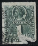Stamps Chile -  Colon - Sin adornos en la base de la cifra