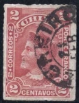 Stamps Chile -  Colon - Cabezones - Sin sombra bajo 