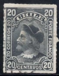 Stamps : America : Chile :  Colon - Cabezones