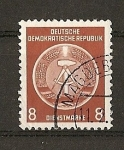 Stamps Germany -  Cuadrante del compas a la izquierda.