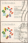 Sellos de America - Colombia -  Primera Reunión de Presidentes Latinoamericanos (Acapulco, México)