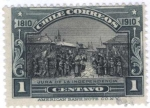 Stamps : America : Chile :  Centenario de la Independencia Nacional