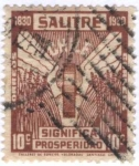 Stamps : America : Chile :  Centenario de la Exportacion del Salitre
