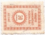 Stamps Turkey -  turkiye cumhuriyeti