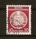 Stamps Germany -  Cuadrante del compas a la izquerda.