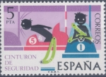 Stamps Spain -   ESPAÑA 1976_2314 Seguridad Vial. Scott 1939