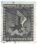 Stamps Chile -  Aereos Internacional