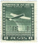 Stamps : America : Chile :  Aereos Internacionales