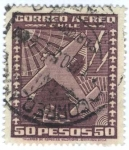 Stamps : America : Chile :  Aereos Internacionales