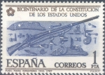 Sellos del Mundo : Europa : Espaa : ESPAÑA 1976_2322 Conmemoración del bicentenario de la Constitución de los Estados Unidos. Scott 1947