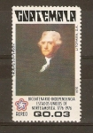 Stamps Guatemala -  THOMAS   JEFFERSON