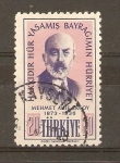 Stamps Turkey -  MEHMET   AKIF   ERSOY