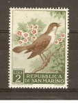 Stamps : Europe : San_Marino :  RUISEÑOR