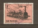 Stamps Europe - San Marino -  LOCOMOTORA   LION   1838