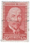 Sellos de America - Chile -  Centenario de la Universidad de Chile