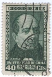 Stamps : America : Chile :  Centenario de la Universidad de Chile