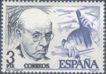 Stamps : Europe : Spain :  ESPAÑA 1976_2379 I Centenario de los nacimientos de Pau Casals y Manuel de Falla. Scott 2018