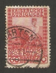 Stamps : Europe : Austria :  francois joseph 1º, a caballo