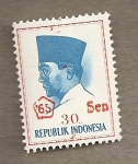 Stamps Indonesia -  Presidente Sukarno