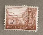 Sellos de Asia - Indonesia -  Tebu