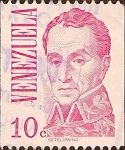 Stamps : America : Venezuela :  Simón Bolívar.