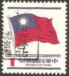 Stamps : Asia : Taiwan :  bandera nacional