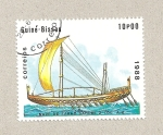 Stamps Guinea Bissau -  Nave faraónica 2700 a.J.