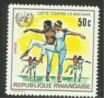 Sellos de Africa - Rwanda -  Danza
