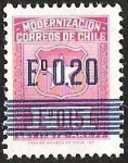 Sellos de America - Chile -  MODERNIZACION CORREOS DE CHILE - SOBRETASA