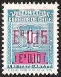 Stamps Chile -  MODERNIZACION CORREOS DE CHILE - SOBRETASA