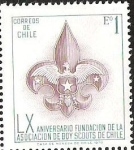 Stamps Chile -  60º ANIVERSARIO SCOUTS DE CHILE