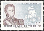 Stamps Chile -  EXPEDICION LIBERTADORA DEL PERU