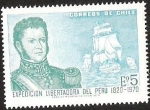 Stamps Chile -  EXPEDICION LIBERTADORA DEL PERU