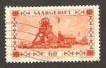 Stamps Germany -  Saar - pozos mineros