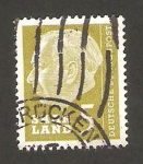 Stamps Germany -  Saar -  Presidente Heuss